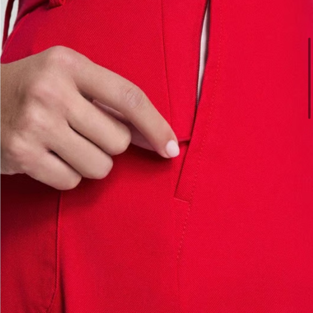 SPANX Red Ankle Pants